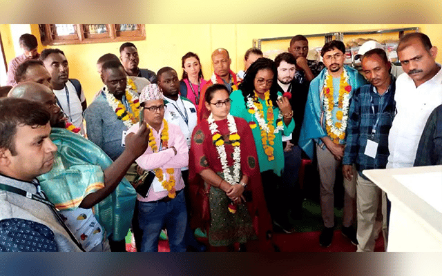 Bidar: 17 countries' representatives visit Mahila Kisan Millet Association