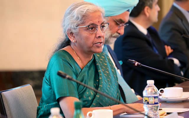 India 202223 growth projected at 7 Sitharaman informs IMF