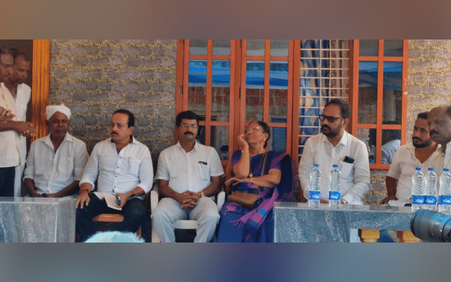 Mangaluru: Support Congress, says Ashok Rai at Kallandadka