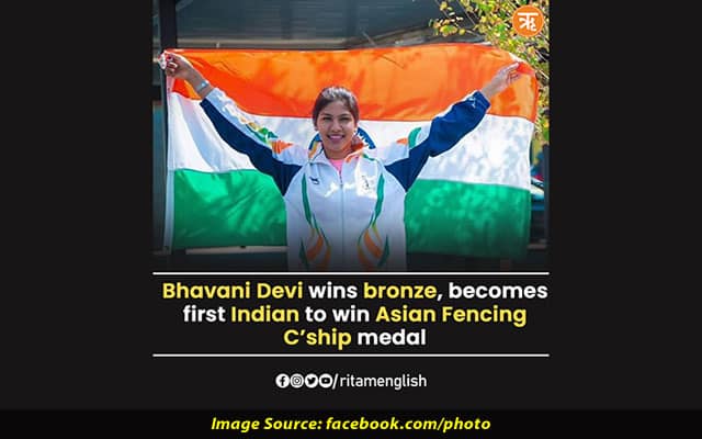 Bhavani Devi makes history with India's first Asian Fencing medal