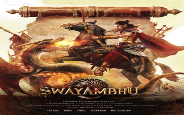 Nikhil Siddhartha has initiated filming for his upcoming fantasy-action-romance movie titled 'Swayambhu', unveiling a fresh poster for the film on his Instagram account. The poster showcases a scroll displaying Nikhil as a formidable warrior, mounted on a horse in a radiant golden light. He is depicted drawing his bow and arrow to confront a fire-breathing serpent-like creature. Accompanying the poster of 'Swayambhu', Nikhil captioned it with: "Embarking on The Grand Journey #Swayambhu #CommencementofShooting." Earlier, the actor had also introduced another remarkable poster, presenting him clad in battle armor, holding a spear poised to combat adversaries. Despite limited information available about the film, it has been described as a lavish spectacle and is anticipated to adopt a style reminiscent of iconic Indian fantasy epic war films such as 'Baahubali' and 'Maghadheera'. Following the remarkable success of 'Karthikeya 2', which elevated Nikhil's stature to a pan Indian level, given its substantial performance even in the Hindi-speaking regions, 'Swayambhu' will see Nikhil embracing a more experimental approach. This decision follows the release of his recent film 'Spy', which did not attain significant box office success. However, setbacks at the box office have not deterred Nikhil from undertaking ambitious projects. 'Swayambhu' stands as his 20th cinematic venture and is poised to be his most audacious and high-budget undertaking thus far. It is set to encompass extensive production values, intricate set designs, and a multifaceted storyline. In the meantime, audiences are anxiously anticipating the arrival of 'Karthikeya 3', currently in the production phase. Helmed by director Bharat Krishnamachari, the musical score is orchestrated by Ravi Basru, with production overseen by Bhuvan and Sreekar. 'Swayambhu' is slated for release across India in Telugu, Hindi, Malayalam, Tamil, and Kannada languages. However, at present, no official announcement has been made regarding the film's release date, leaving an air of mystery surrounding it.
